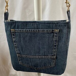 Casual Denim Crossbody Bag